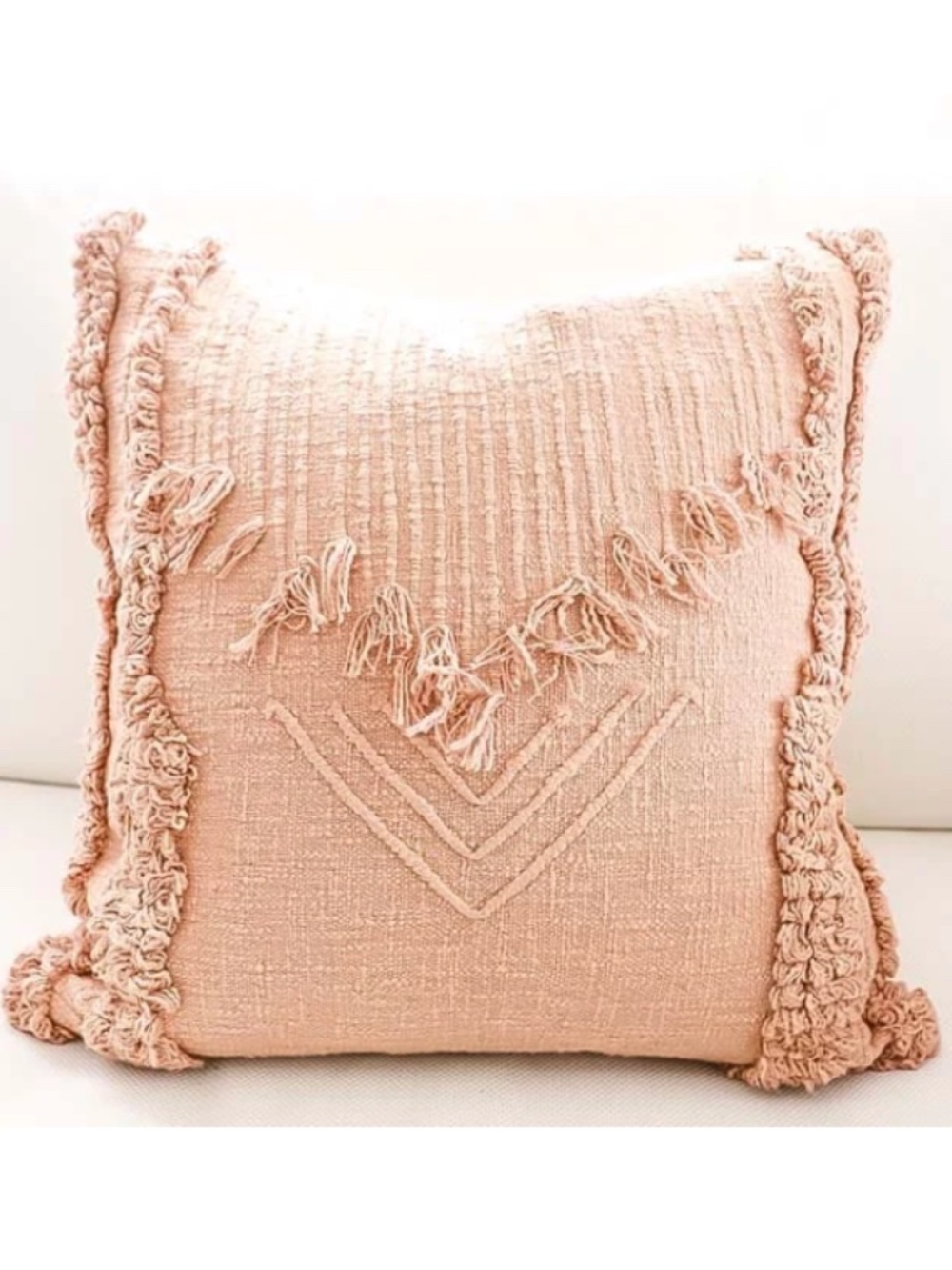 Set/3 Embroidered Pillows with Tassels - Picture 15 of 16